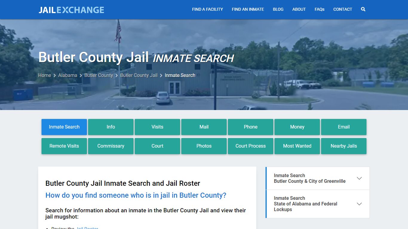 Inmate Search: Roster & Mugshots - Butler County Jail, AL